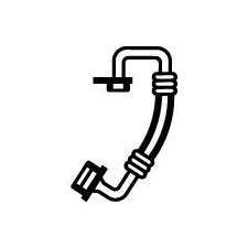 NRF kis-/nagynyomású cső, klímaberendezés NRF 400050 autóalkatrész