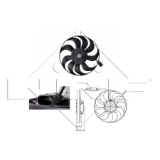 NRF ventilátor, motorhűtés NRF 47381 autóalkatrész