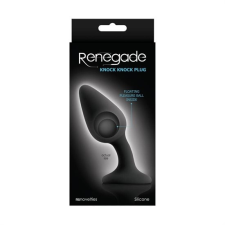 NS Novelties Renegade Knock Knock Plug Black anál
