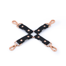 Ns Toys Bondage Couture - Hog Tie - fekete kötöző, bilincs bilincs, kötöző