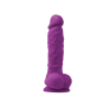 Ns Toys Colours - Pleasures - Vibrating - 5" Dildo - Purple