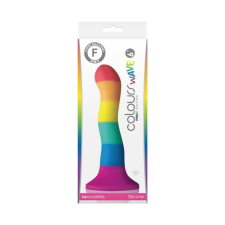 Ns Toys Colours Pride Edition 6 inch Wave Dildo Rainbow szivárvány színű dildó műpénisz, dildó