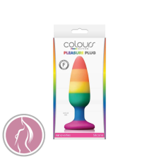 Ns Toys Colours - Pride Edition - Pleasure Plug - Medium -Rainbow anál
