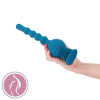 Ns Toys NS Novelties Revolution Hurricane - szilikon, akkus, távirányítós, letapasztható vibrátor - 27,3 cm (kék)