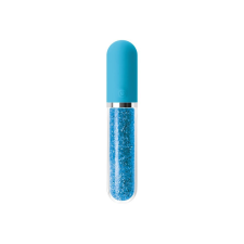 Ns Toys NS Novelties Stardust Charm - akkus, vízálló, üveg vibrátor - 16,7 cm (kék) vibrátorok