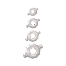 Ns Toys Renegade - Vitality Rings - Clear péniszgyűrű