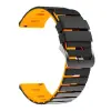 NUBO Amazfit szilikon óraszíj bicolor (22 mm) – Fekete-narancs – gyorscsatlakozóval