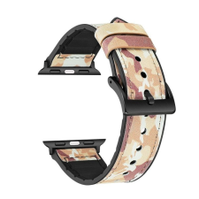 NUBO Apple Watch kívül bőr belül szilikon okosóra pótszíj okosóra kellék