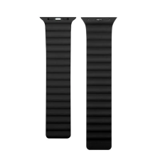 NUBO Apple Watch mágneses szilikon szíj - fekete - 38/40/41mm okosóra kellék
