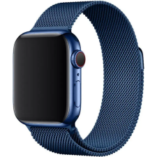 NUBO Apple Watch milánói fém szíj - kék - 38/40/41mm okosóra kellék