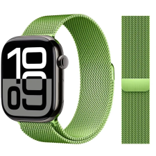 NUBO Apple Watch milánói fém szíj - világoszöld - 42/44/45/46mm okosóra kellék