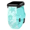 NUBO Apple Watch szíj – lézergravírozott szilikon – szín #3 – 38/40/41 mm – Series 1–11 kompatibilis