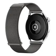 NUBO Dupla mágneses milánói fém okosóra szíj 22 mm – Titánszürke - Amazfit okosóra kellék