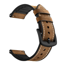 NUBO Garmin 20mm kívül bőr belül szilikon okosóra szíj okosóra kellék