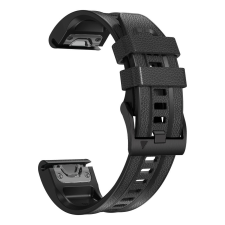 NUBO Garmin QuickFit 26mm vegán bőr szíj szilikon belső oldallal okosóra kellék