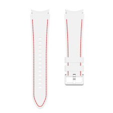 NUBO Samsung Watch 4/5/6/7 szilikon szíj díszítő varrással okosóra kellék