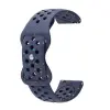 NUBO Xiaomi MI Watch S1,S2,S3,S4 szilikon óraszíj (22 mm) – Kék (Gyorskioldós)