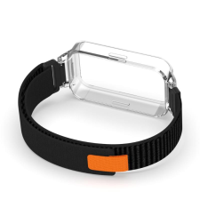 NUBO Xiaomi Smart Band 9 Active tépőzáras szövet szíj védőkerettel okosóra kellék