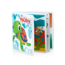 Nuby Első nyikorgós vizes könyv, 4m+ fürdőszobai játék