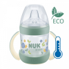 Nuk Baba tanuló itatópohár NUK for Nature hőmérséklet-jelzővel 6-18h zöld