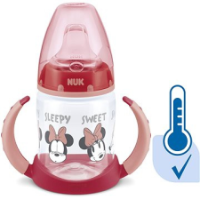 Nuk Mickey palack hőmérséklet-szabályozóval 150 ml piros babaétkészlet