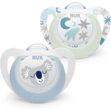 Nuk Star Day & Night Világító Szilikon Cumi - 2 db, 0-6 hónap cumi