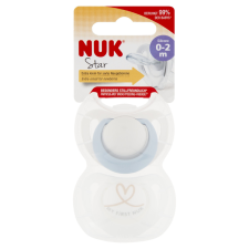 Nuk Star szilikon cumi 0-2hó 2 db (fiú) cumi
