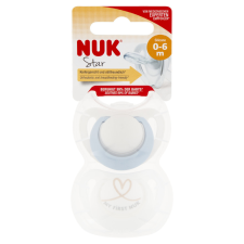 Nuk Star szilikon cumi 0-6hó 2 db (fiú) cumi