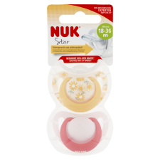 Nuk Star szilikon cumi 18-36hó 2 db (lány) cumi