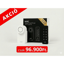 Nuki Smart Lock 4.0 + Billentyűzet Csomag | Airbnbre optimalizált szett | Smartzar.hu okos zár és kiegészítő