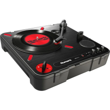 Numark PT01 Scratch Hordozható Bakelit Vinyl Lemezjátszó - Fekete lemezjátszó