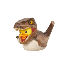 Numskull Tubbz Boxed Jurassic Park - Velociraptor Gumikacsa figura 10cm (NS4785) játékfigura