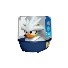Numskull Tubbz Sonic a sündisznó - Silver the Hedgehog Gumikacsa figura 9cm (NS4891) játékfigura