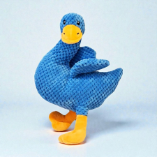 Nunbell Csipogó plüss pózoló kacsa kutyáknak 30cm - Kék játék kutyáknak