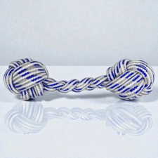 Nunbell Csomózott kötél súlyzó kutyáknak 26cm játék kutyáknak