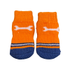 Nunbell Csontocskás narancssárga kutyazokni, csúszásgátló talppal, L-es