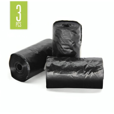 Nunbell Fekete kutya piszokszedő zacskók - 3tekercs kutyafelszerelés