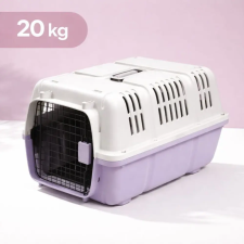 Nunbell Grand kisállat szállítóbox – 20 kg - Lila szállítóbox, fekhely kutyáknak