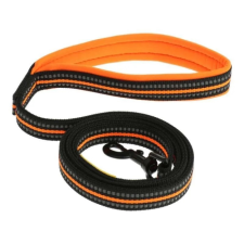  Nunbell oldalcsíkos neoprén kézipóráz-2,0cm - narancs nyakörv, póráz, hám kutyáknak