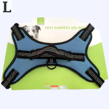  Nunbell Vest Harness Air típusú hám kisállatoknak-L - Halványkék nyakörv, póráz, hám kutyáknak
