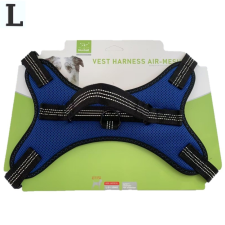  Nunbell Vest Harness Air típusú hám kisállatoknak-L - Kék nyakörv, póráz, hám kutyáknak