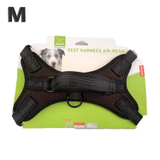  Nunbell Vest Harness Air típusú hám kisállatoknak-M - Barna nyakörv, póráz, hám kutyáknak