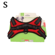  Nunbell Vest Harness Air típusú hám kisállatoknak-S - Piros nyakörv, póráz, hám kutyáknak