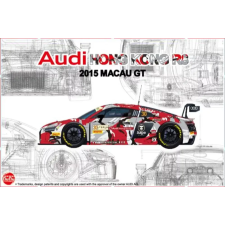  NUNU-BEEMAX Audi Hong Kong R8 2015 MACAU GT 1:24 (PN24028) makett