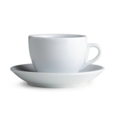 Nuova Point Palermo Cappuccino 145ml csésze+tányér -fehér kávéfőző kellék