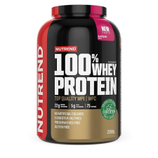 Nutrend 100% Whey Protein, 2250 g, málna vitamin és táplálékkiegészítő