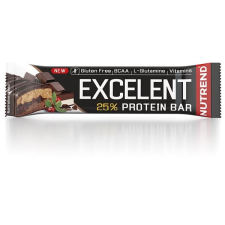 Nutrend EXCELENT Bar double, 85 g, csokoládé + nugát áfonyával reform élelmiszer
