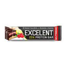 Nutrend Excellent málna-citrom-áfonya ízű fehérje szelet - 85g csokoládé és édesség
