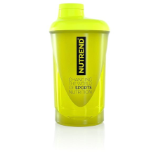 Nutrend Shaker 2019, sárga, 600ml fitness eszköz