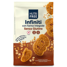 NUTRI FREE gluténmentes Infiniti keksz - teljes kiőrlésű hajdinaliszttel és zabpehellyel 250 g reform élelmiszer